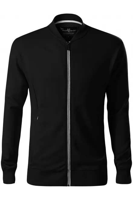 Herren Sweatshirt mit versteckten Taschen - schwarz, S