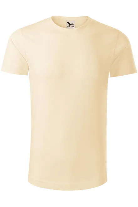 Herren T-Shirt aus Bio-Baumwolle - mandel, S