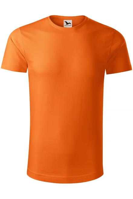 Herren T-Shirt aus Bio-Baumwolle - orange, S