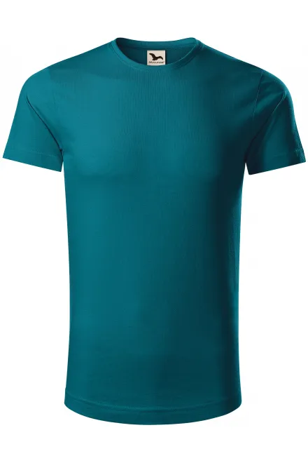 Herren T-Shirt aus Bio-Baumwolle - petrol blue, S