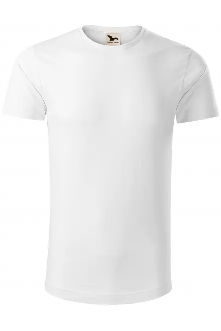 Herren T-Shirt aus Bio-Baumwolle - weiß, S