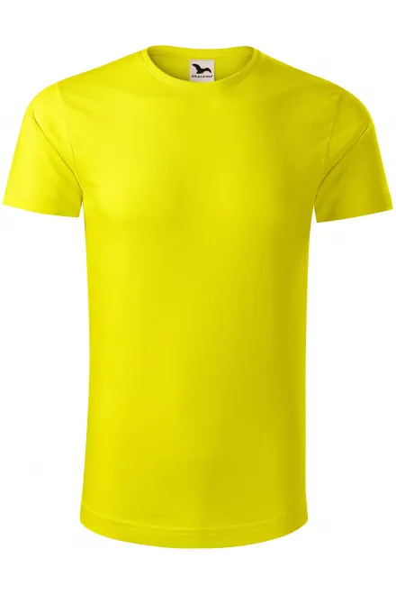 Herren T-Shirt aus Bio-Baumwolle - zitronengelb, S