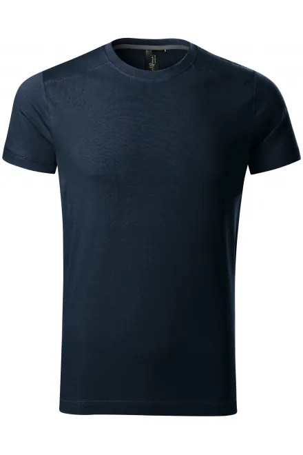 Herren T-Shirt verziert - ombre blau, S
