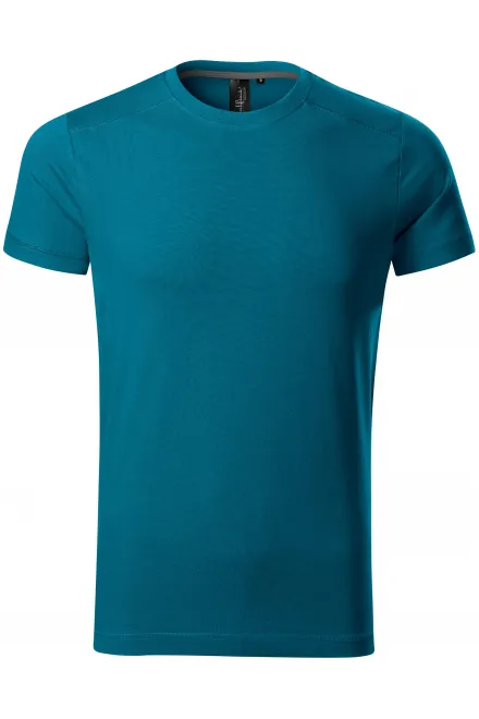 Herren T-Shirt verziert - petrol blue, S
