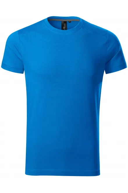 Herren T-Shirt verziert - meerblau, S