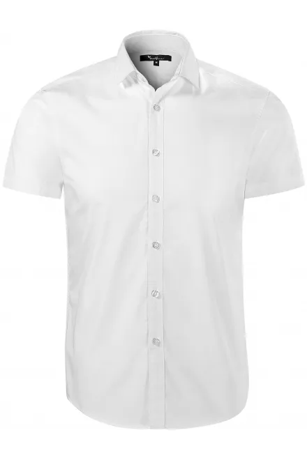 Herrenhemd Slim Fit - weiß, S