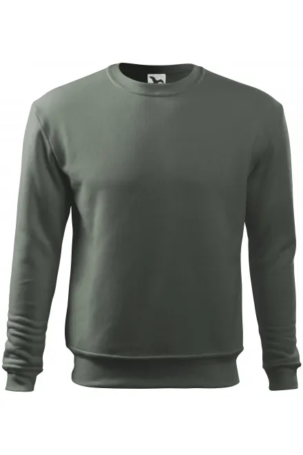 Herren/Kinder Sweatshirt ohne Kapuze - dunkler Schiefer, 158 cm / 12 Jahre