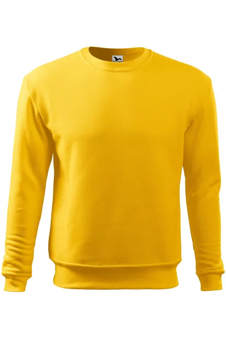 Herren/Kinder Sweatshirt ohne Kapuze - gelb, 158 cm / 12 Jahre