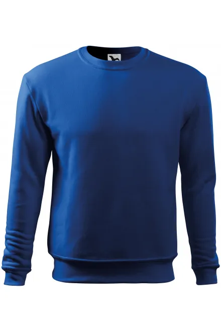 Herren/Kinder Sweatshirt ohne Kapuze - königsblau, 158 cm / 12 Jahre