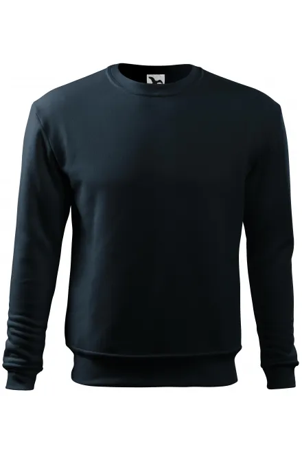 Herren/Kinder Sweatshirt ohne Kapuze - dunkelblau, 158 cm / 12 Jahre