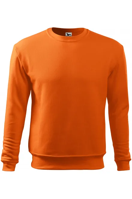 Herren/Kinder Sweatshirt ohne Kapuze - orange, 158 cm / 12 Jahre