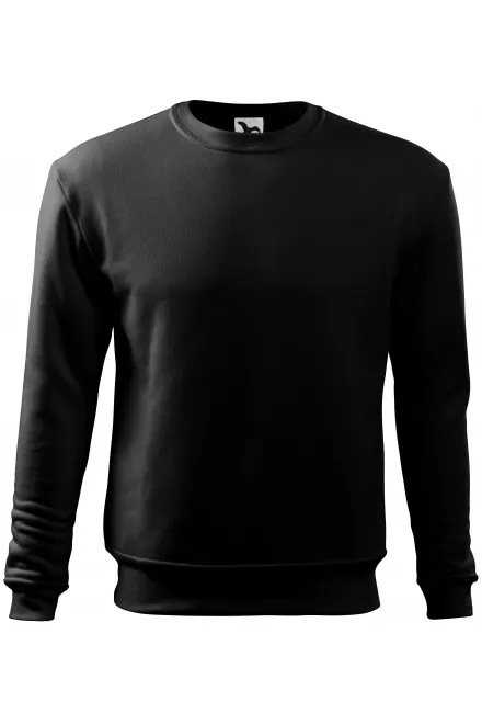 Herren/Kinder Sweatshirt ohne Kapuze - schwarz, 158 cm / 12 Jahre