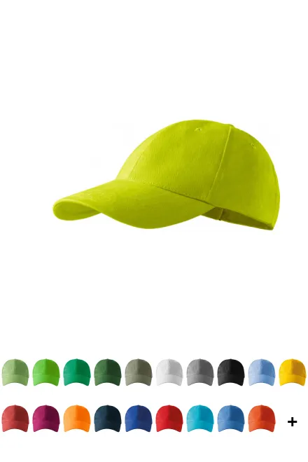 6-Panel-Baseballmütze, lindgrün