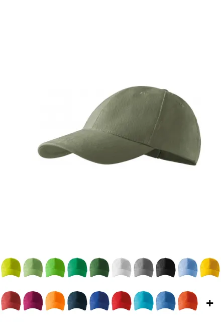 6 paneļu vāciņš, khaki