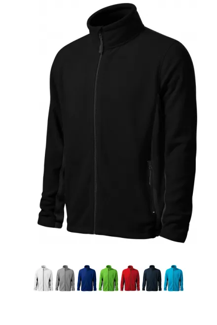 Ανδρικό σακάκι από fleece, μαύρος
