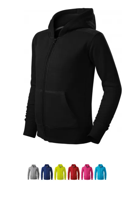 Bluza dziecięca z kapturem, czarny