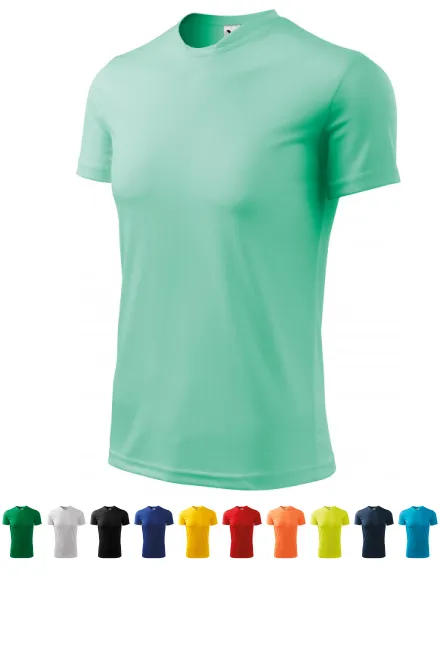 Camiseta con escote asimétrico, menta