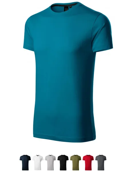 Camiseta de hombre exclusiva, petrol blue