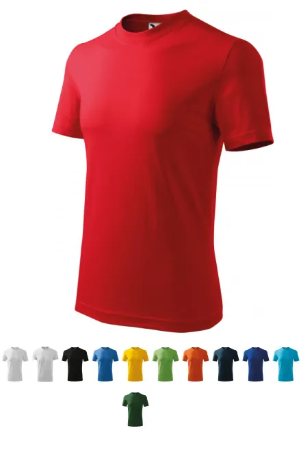 Camiseta de peso pesado, rojo