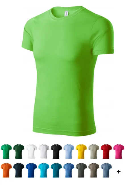Camiseta ligera de manga corta, manzana verde