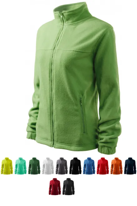 Damen Fleecejacke, erbsengrün