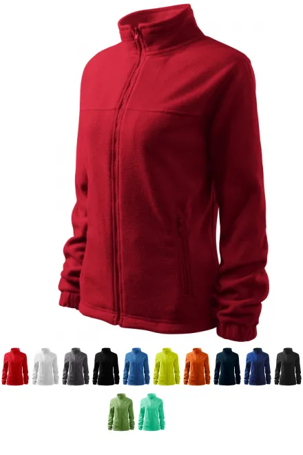 Damen Fleecejacke, marlboro rot
