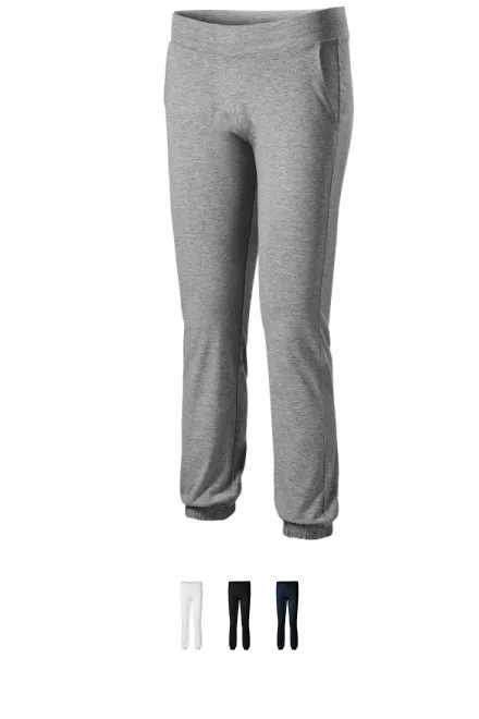 Damen Jogginghose mit Taschen, dunkelgrauer Marmor