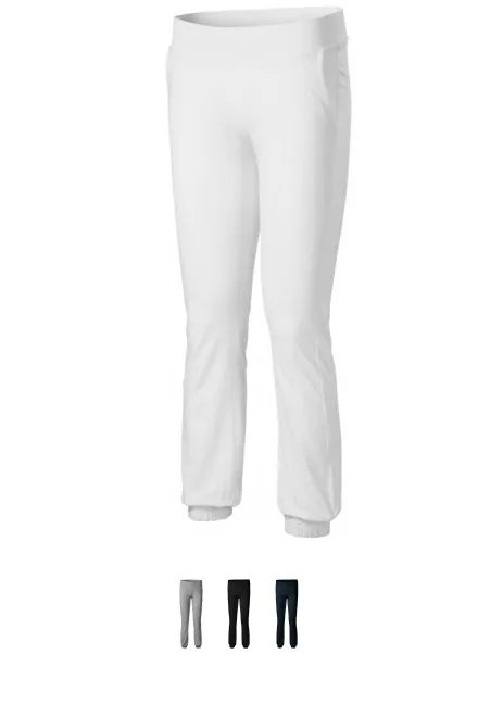 Damen Jogginghose mit Taschen, weiß