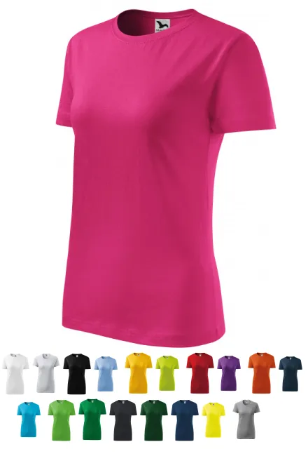 Damen klassisches T-Shirt, lila