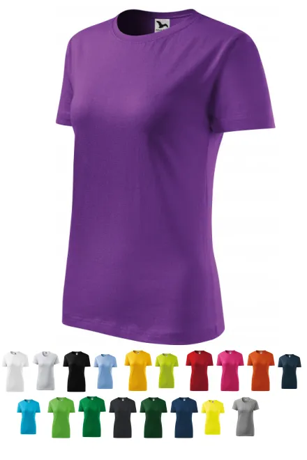 Damen klassisches T-Shirt, lila