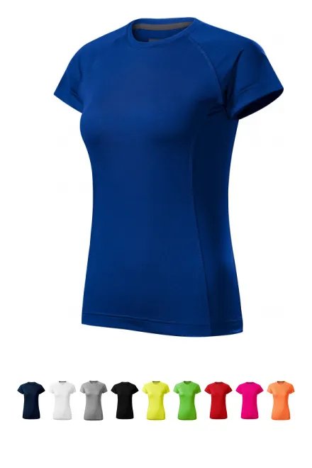 Damen-T-Shirt für den Sport, königsblau