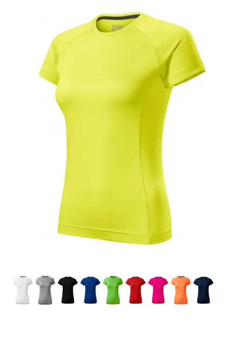 Damen-T-Shirt für den Sport, Neon Gelb