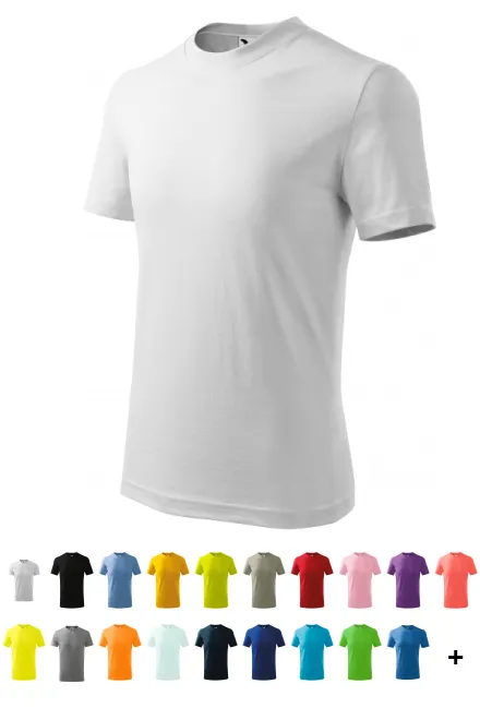 Das einfache T-Shirt der Kinder, weiß