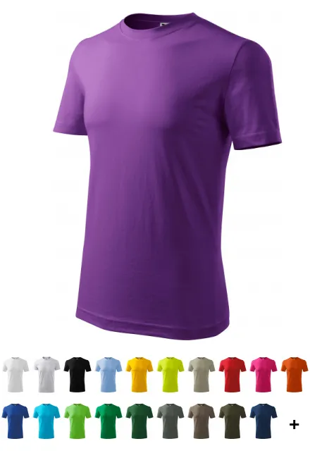 Das klassische T-Shirt der Männer, lila