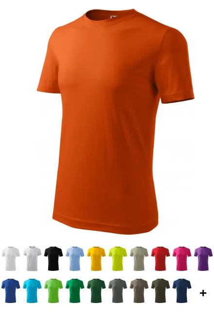 Das klassische T-Shirt der Männer, orange