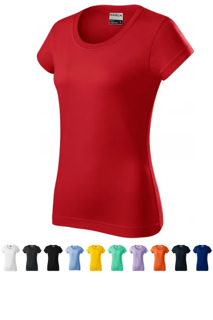 Duurzaam dames T-shirt, rood