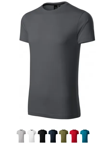 Ексклузивна мъжка тениска, светло сив