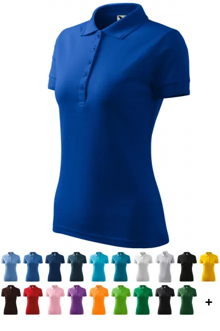 Elegant dames poloshirt, koningsblauw