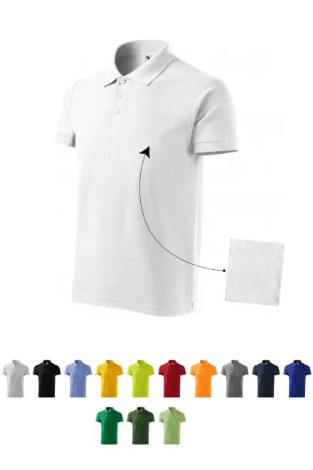 Elegantes Poloshirt für Herren, weiß
