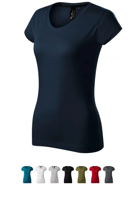 Exklusives Damen T-Shirt, dunkelblau