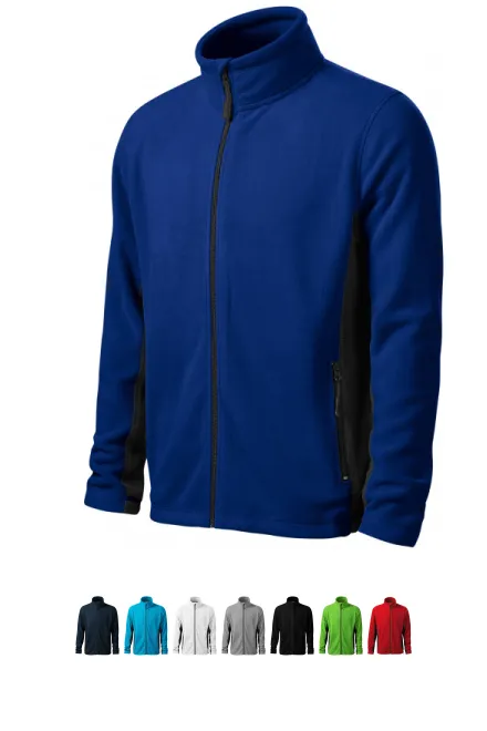 Fleece-Kontrastjacke für Herren, königsblau