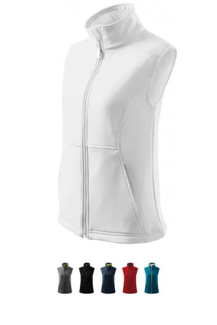 Gilet aderente da donna, bianco