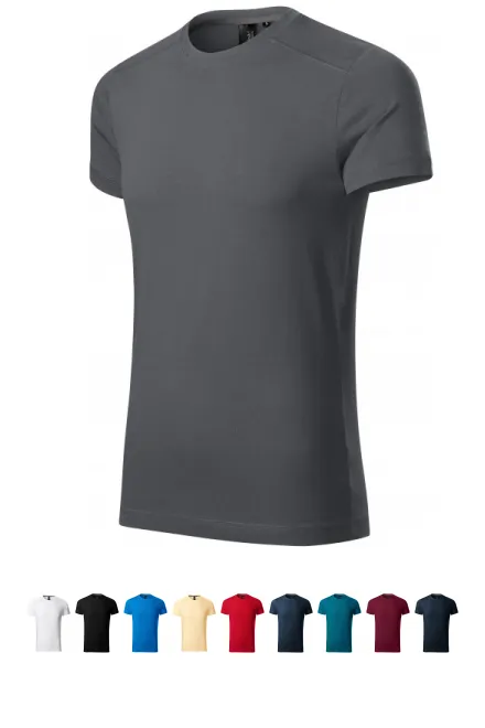 Heren T-shirt versierd, lichtgrijze