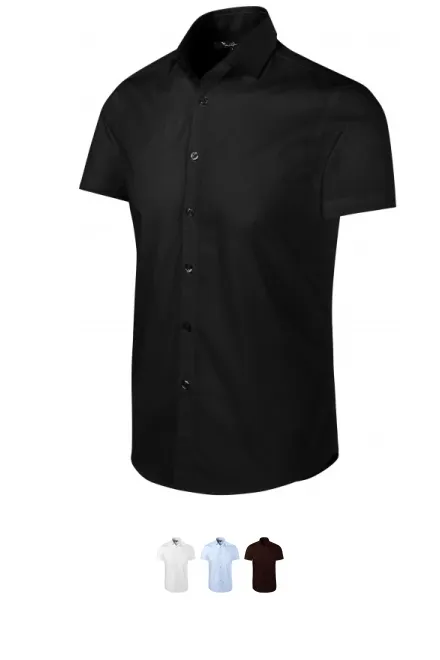 Herenoverhemd - Slim fit, zwart