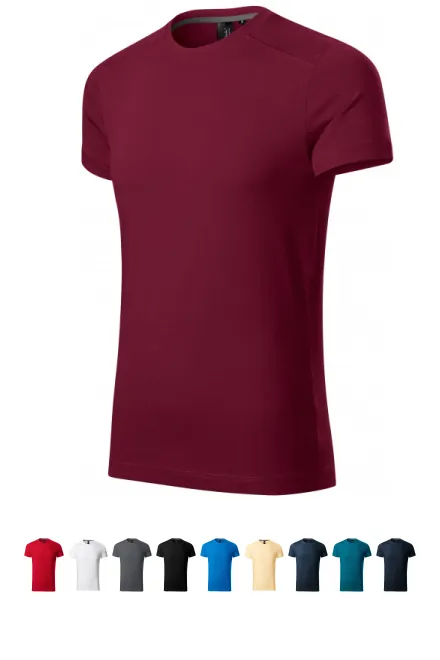 Herren T-Shirt verziert, garnet