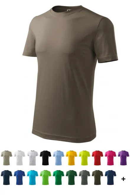 Klassiek T-shirt voor heren, army