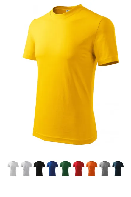 Klassikaline T-särk, kollane
