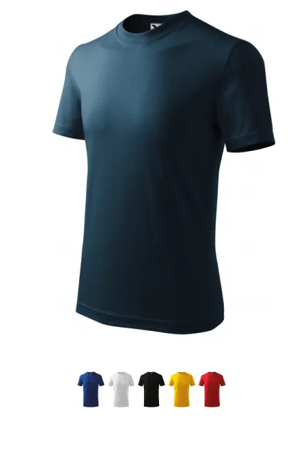 Klassisches T-Shirt für Kinder, dunkelblau