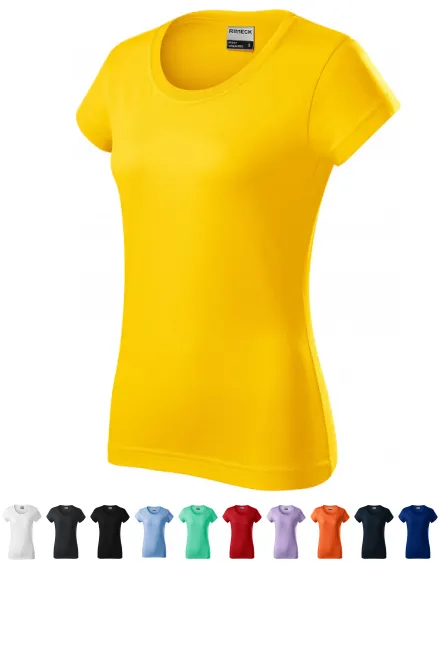 Langlebiges Damen T-Shirt, gelb
