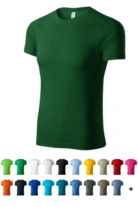 Lätt T-shirt med korta ärmar, grön på flaska